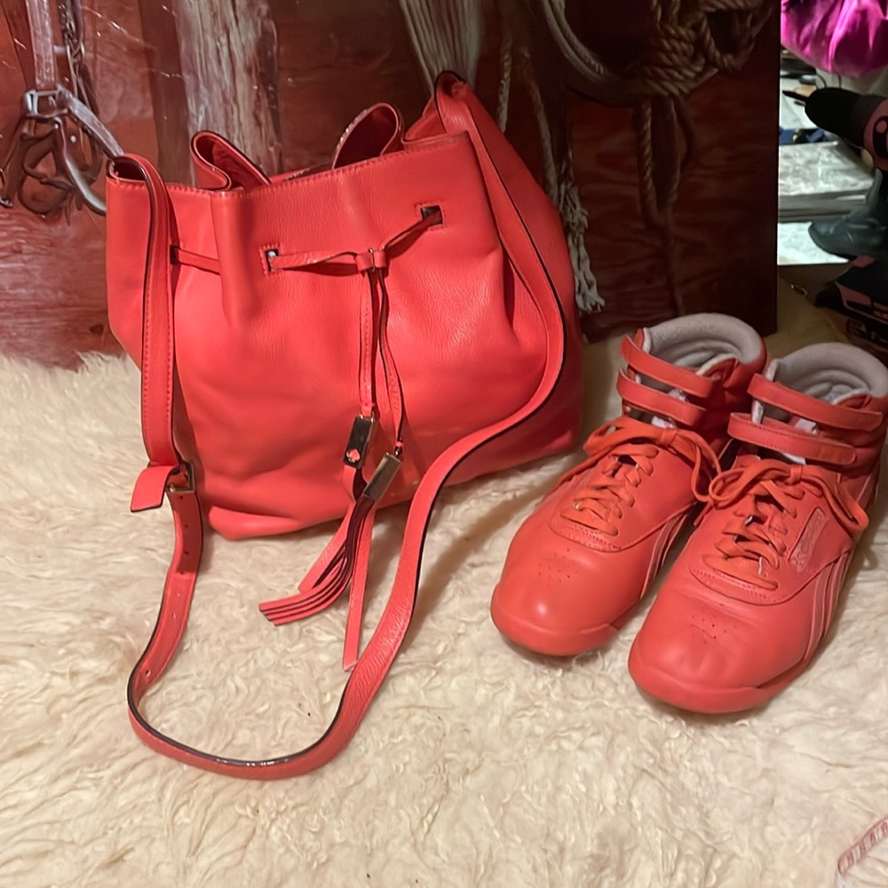 Kate Spade leather bucket bag